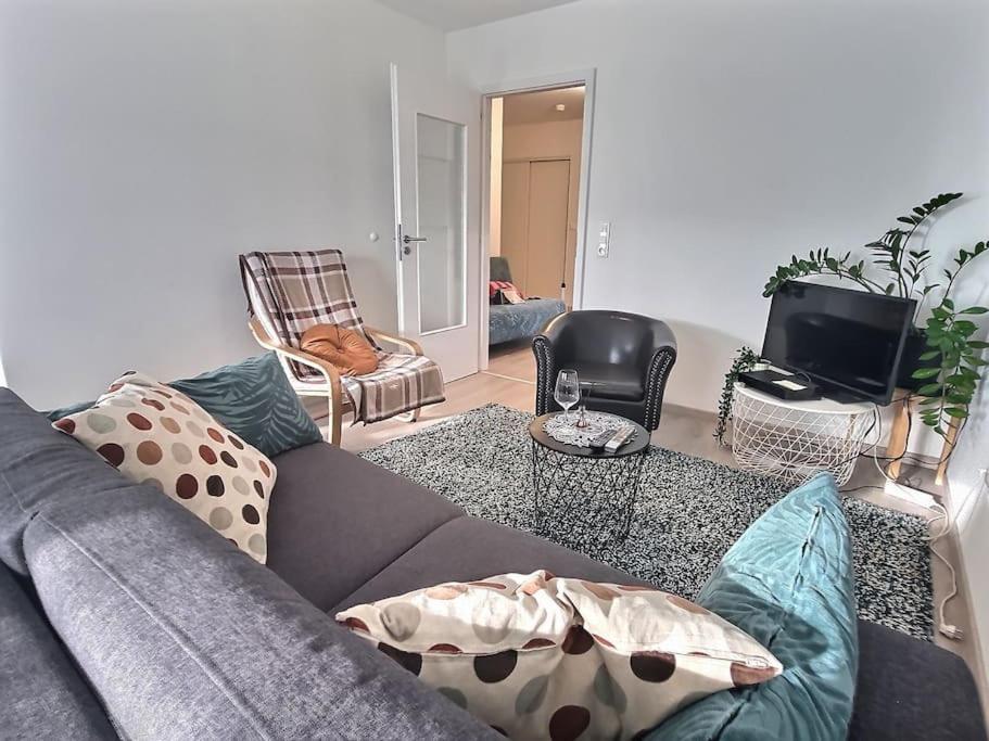 Superbe Appartement Avec 2 Balcons - Vue Sur La Cathedrale Environ 15 Min En Tram Straßburg Exterior foto